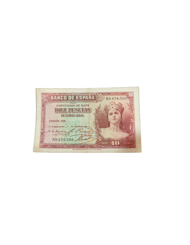 Billete de 10 pesetas 1935