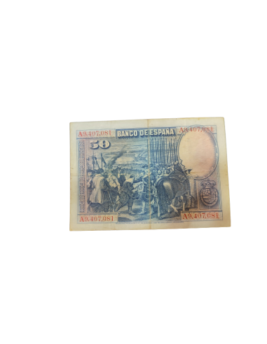Billete de 50 pesetas 1928