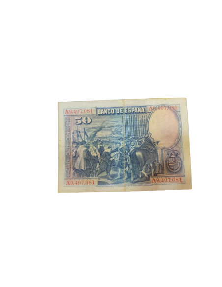Billete de 50 pesetas 1928