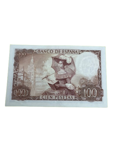 Billete de 100 pesetas 1965