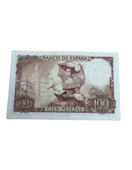Billete de 100 pesetas 1965