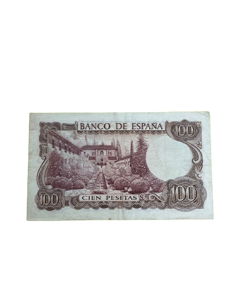 Billete de 100 pesetas 1970