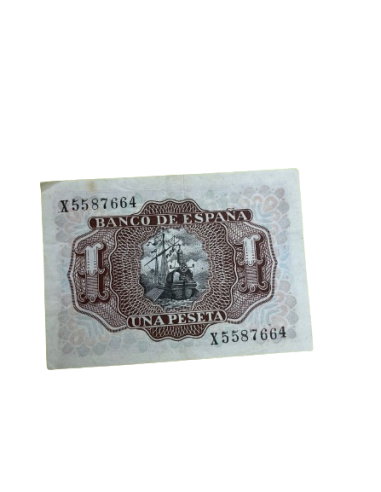 Billete de 1 peseta 1953