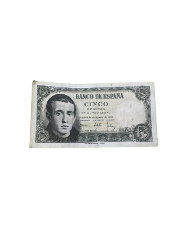 Billete de 5 pesetas 1951