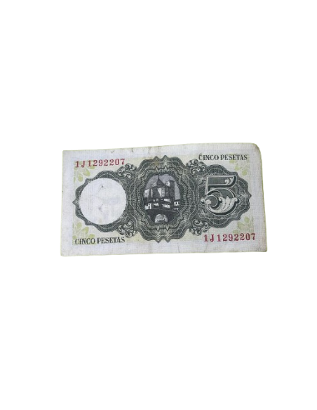 Billete de 5 pesetas 1951