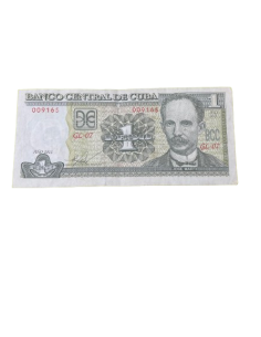 Billete de 1 PESO Cuba 2011