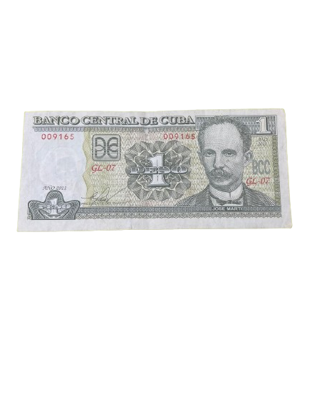 Billete de 1 PESO Cuba 2011