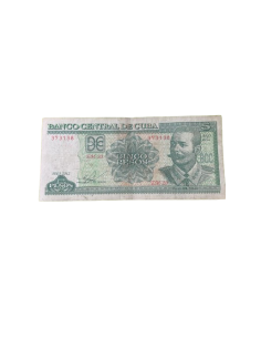 Billete de 5 PESOS cubanos