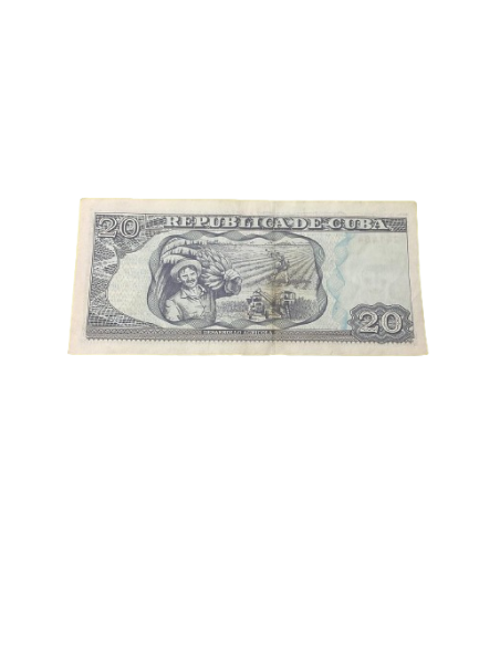 Billete de 20 PESOS cubanos