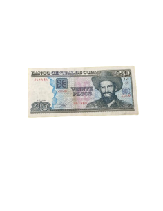 Billete de 20 PESOS cubanos