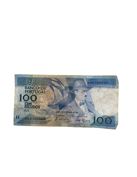 Billete de 100 escudos 1987