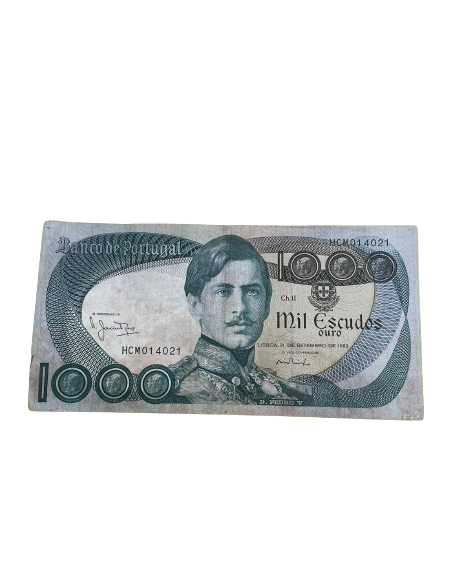 Billete de 1000 escudos 1982