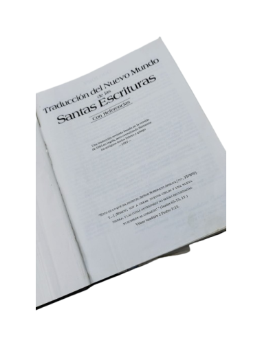 Traducción del nuevo mundo de las Santas...