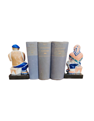 Pareja Sujetalibros c/base Sargadelos