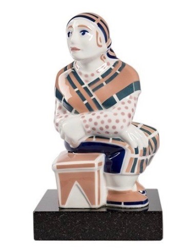 Figura Sujetalibros c/base Mujer Sargadelos