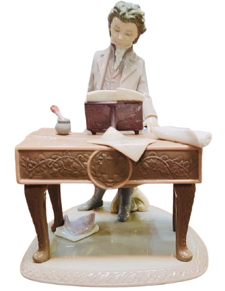 Figura de porcelana de Lladró Joven Beethoven