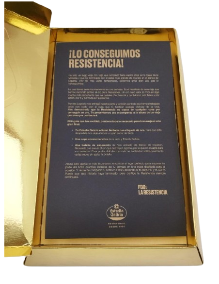 Lingote de Oro - Estrella Galicia