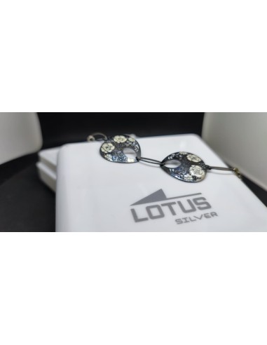 Conjunto de anillo y pulsera plata Lotus