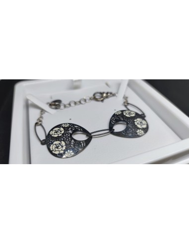 Conjunto de anillo y pulsera plata Lotus