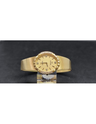 Reloj omega con diamantes de oro 18K cierre de seguridad