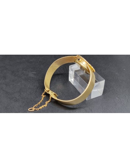 Reloj omega con diamantes de oro 18K cierre de seguridad