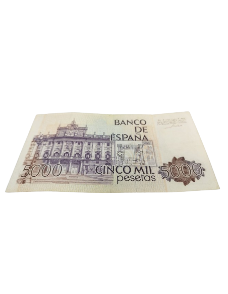 Billete de 5000 pesetas 1979
