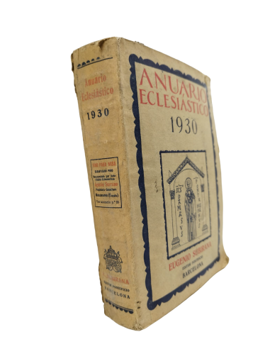 Anuario eclesiástico 1930- EUGENIO SUBIRANA
