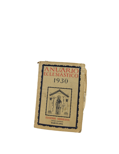 Anuario eclesiástico 1930- EUGENIO SUBIRANA