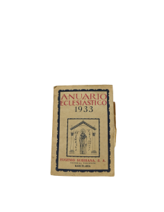 Anuario eclesiástico 1933- EUGENIO SUBIRANA