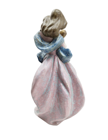 Figura de porcelana Lladró Maternidad con Ruiseñor