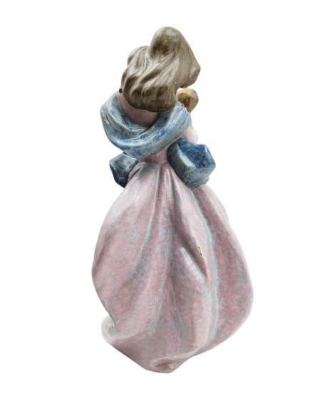 Figura de porcelana Lladró Maternidad con Ruiseñor