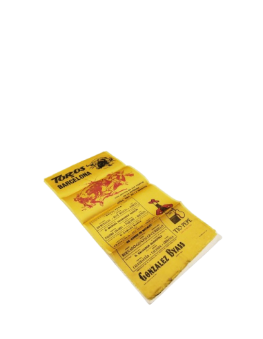Cartel de seda Toros En Barcelona